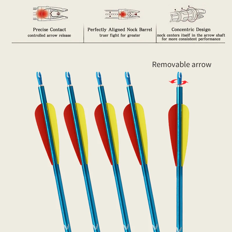 Стрелы из алюминиевого сплава для стрельбы лука 31 дюйм 3/6/12 шт.|Лук и стрела| |