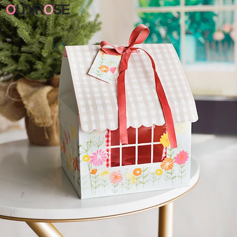 Милый дом выпечки Кекс пакет коробка для муссов и десертов бумажные подарочные