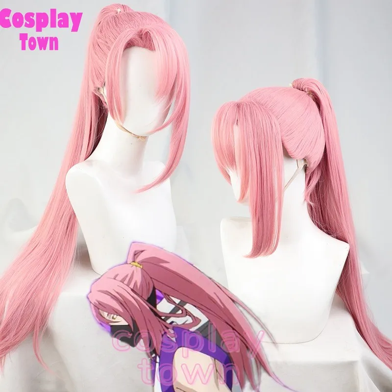 

Cherry Blossom Wig 65cm Long Straight Pigtail Pink Ponytail Heat Resistant Hair Anime SK∞ Wig the Infinity SK Eight Wig Anime