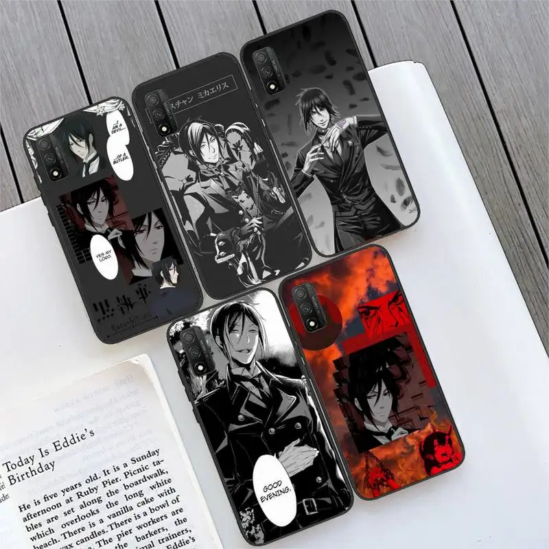 

Black Butler Sebastian Michaelis Phone Case For Huawei nova 7 3i 3e 4 2i 5 5i 6 Y5 Y7 Y6 Y8 se pro prime Cover Fundas Coque