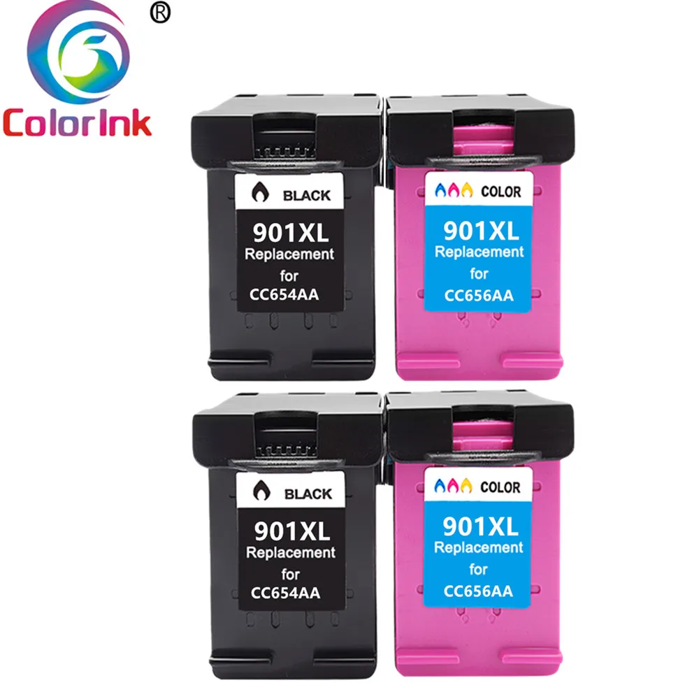Чернильный картридж для HP 901XL 901 Officejet J4500 J4540 J4550 J4580 J4640 J4680c hp 4500|Чернильные