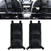 car back seat fishing rod pole holder tie straps fixed storage pouches fishing tool accessories
