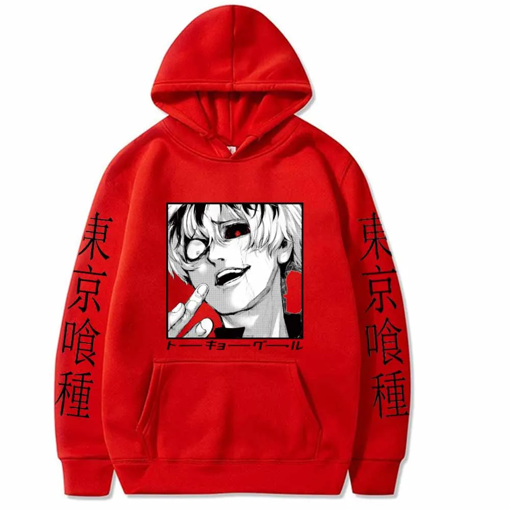 Крутой мужской Токийский Гуль Kaneki Ken толстовка с капюшоном для мужчин и женщин