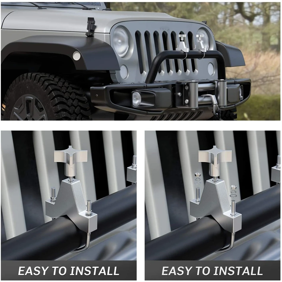 Кронштейн для крепления на крышу автомобиля Jeep Wrangler JK TJ BECAR 1 комплект Hi кронштейн