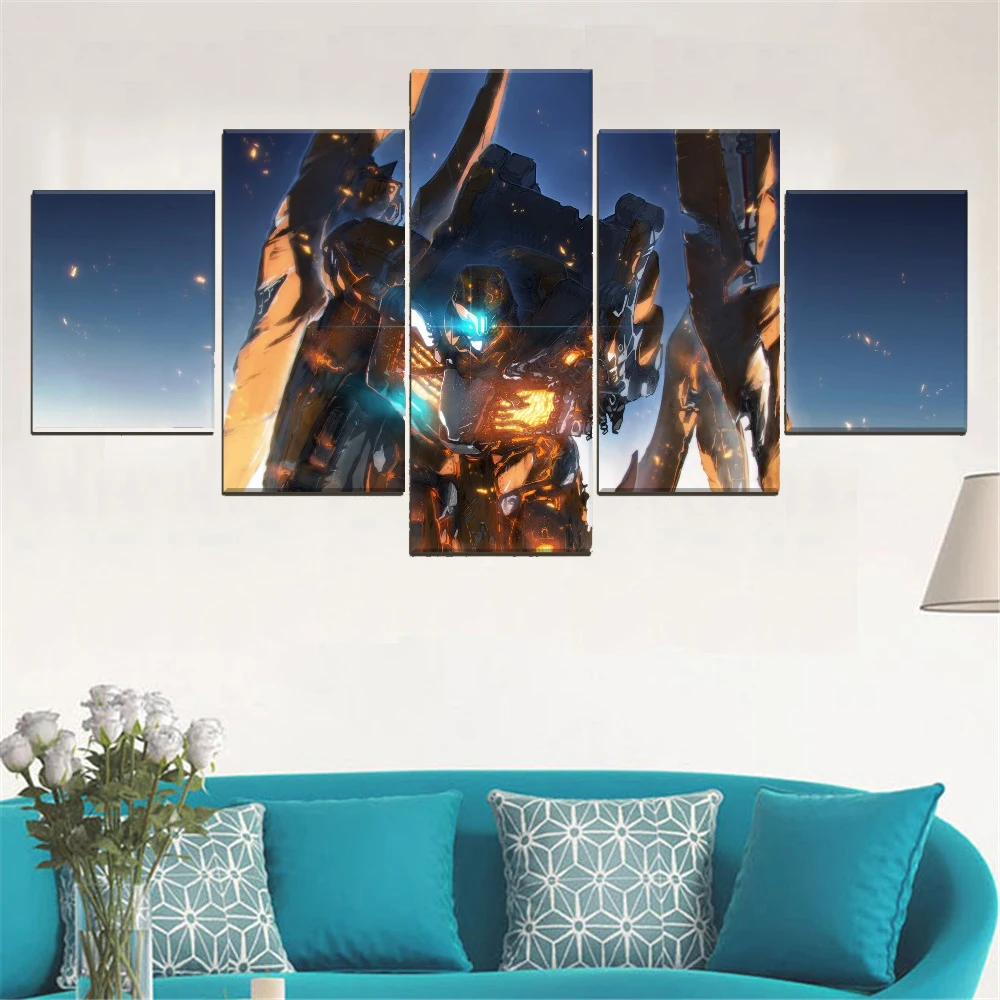 5 шт. альдноа Зеро аниме Картины Wall Art Модульная картина HD печать плакатов холст