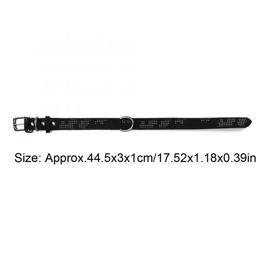 Светоотражающий собачий ошейник поводок для маленьких и средних собак с