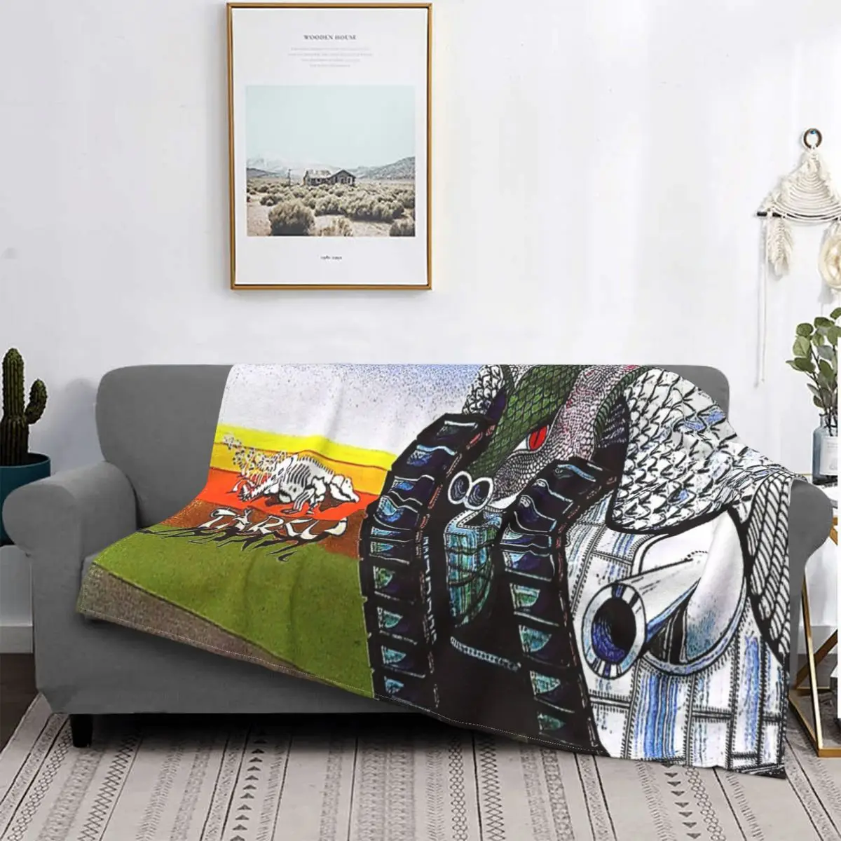 

Tarkus-Manta a cuadros para cama, manta double, funda para sofka