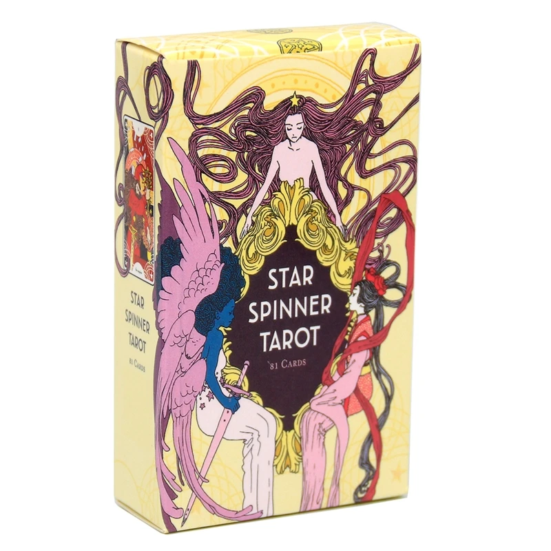 

81 Cards Deck Star Spinner Tarot Full English Oracle Card Fun Party Board Game 24BD