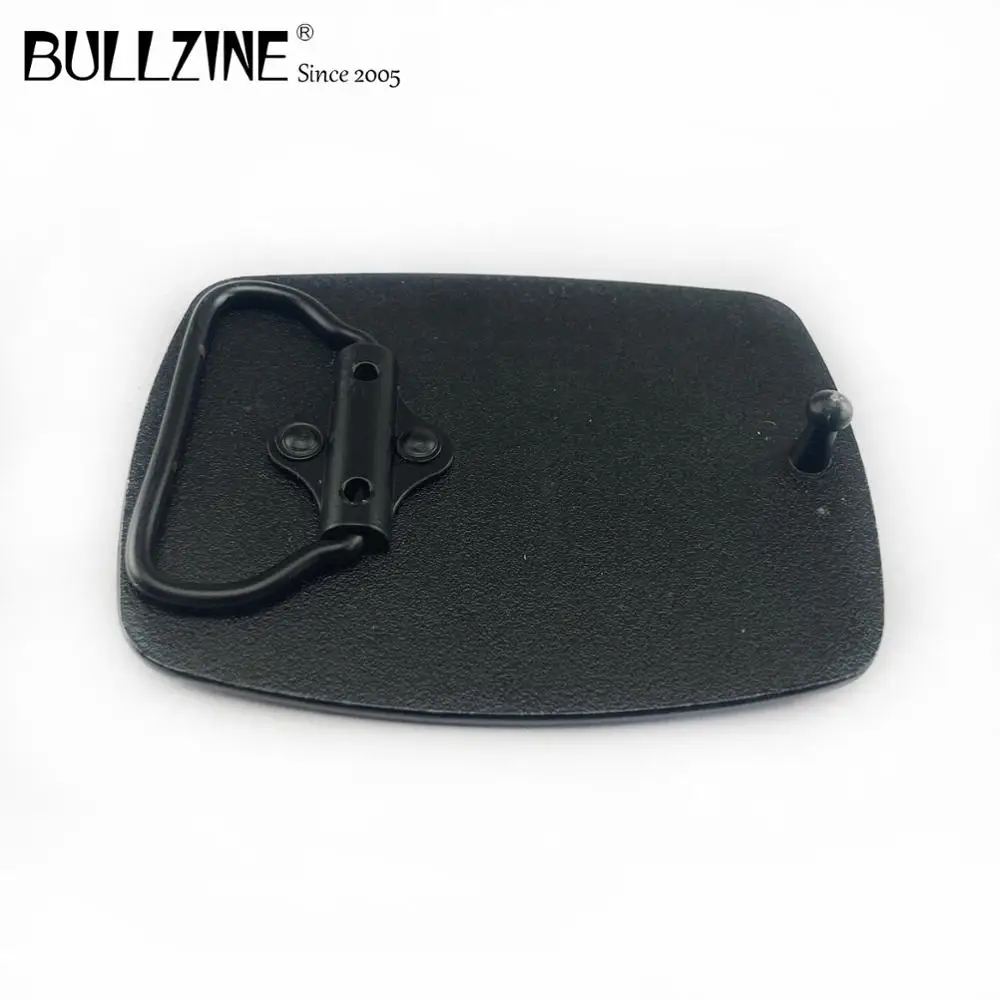 Пряжка для ремня Bullzine Dragon с черным покрытием FP-03364 непрерывным запасом подходит