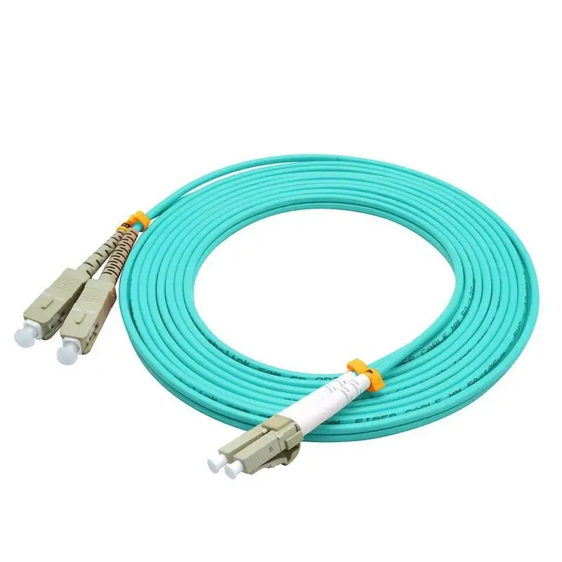 5PCS/lot SC/UPC-LC/UPC Fiber Optic Patch Cord MultiMode OM3 Optical Cable MM Multimode Duplex Jumper FTTH | Мобильные телефоны и