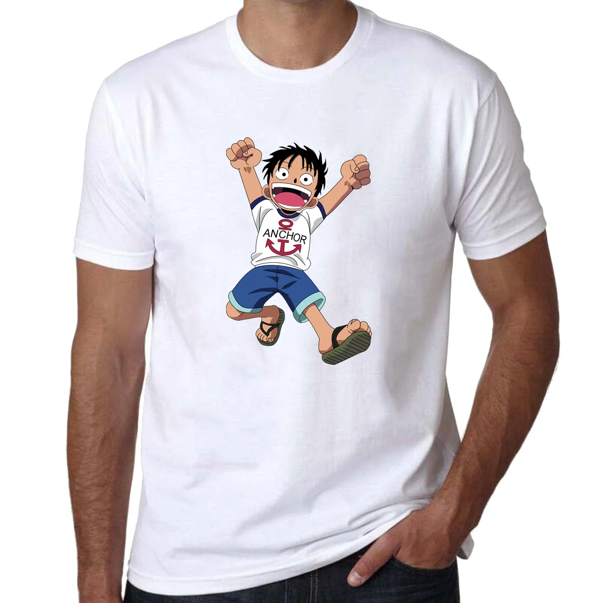 

Unisex Hot Anime One Piece Kids Luffy Art Print T-Shirts Fashion Short Sleeve O-neck Cotton Tees Cosplay Shirts for Fans