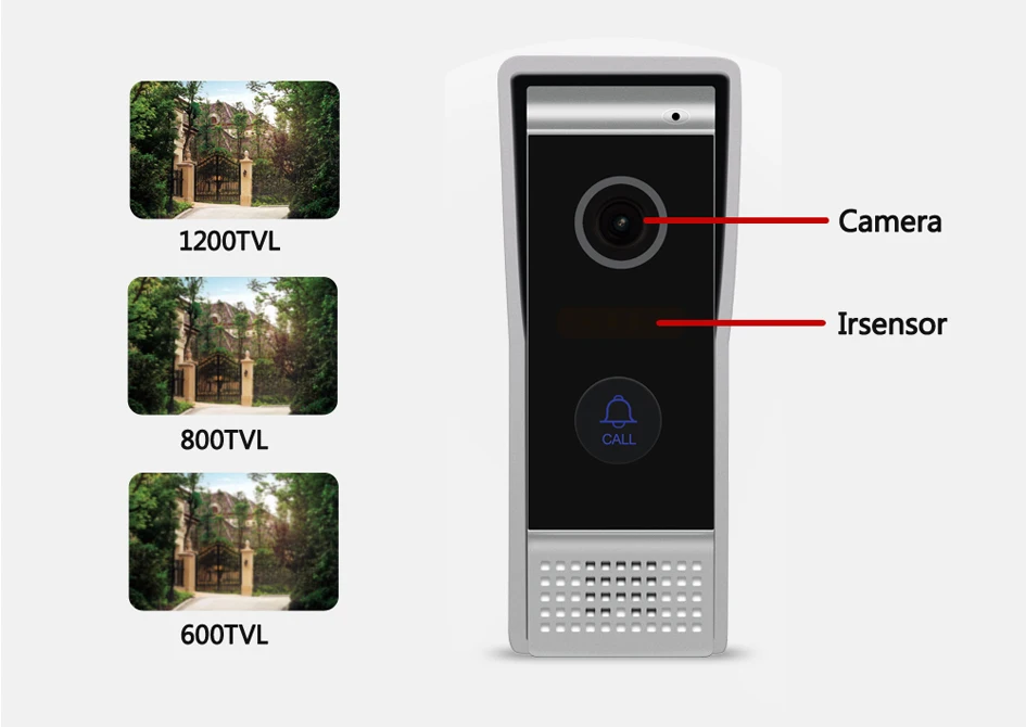 JeaTone " цветной видеодомофон дверной звонок Домофон 1200TVL Высокое разрешение разблокировка дверной звонок комплект домашней безопасности