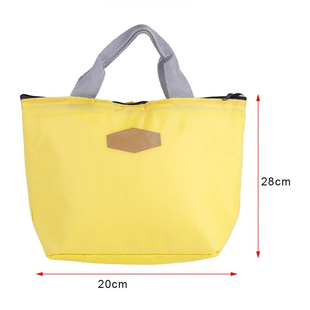 

Fashion 5 Colors Candy Insulated Tinfoil Aluminum Cooler Thermal Picnic Lunch Bag Waterproof Travel Tote Box