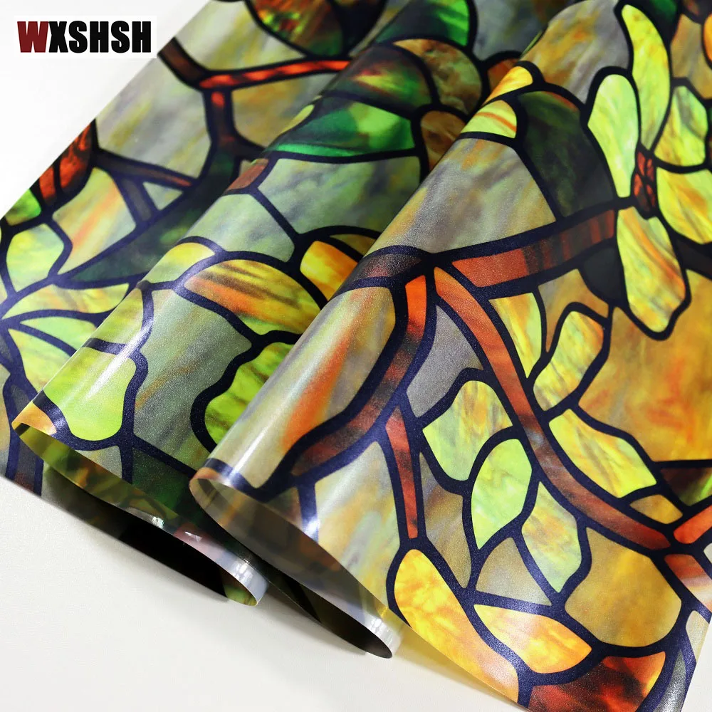 2021 новые статического цепляться витражная плёнка на стекла окна виниловые обои