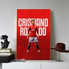 Настенный спортивный постер с изображением футбола с-Роналду, Картина на холсте для гостиной, Современное украшение для дома