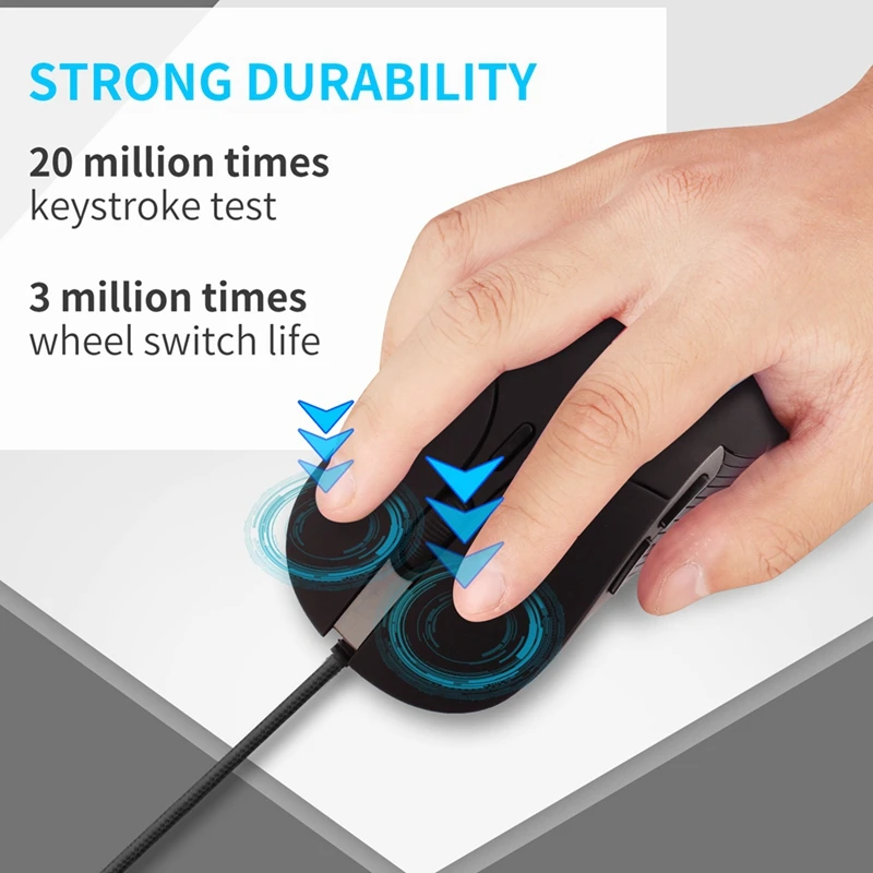 Проводная игровая клавиатура Мышь двойное счастье птицы звука красочные мышка с