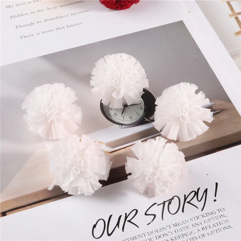 8 шт./лот разноцветные блестящие шарики из сетчатой пряжи высокого качества для