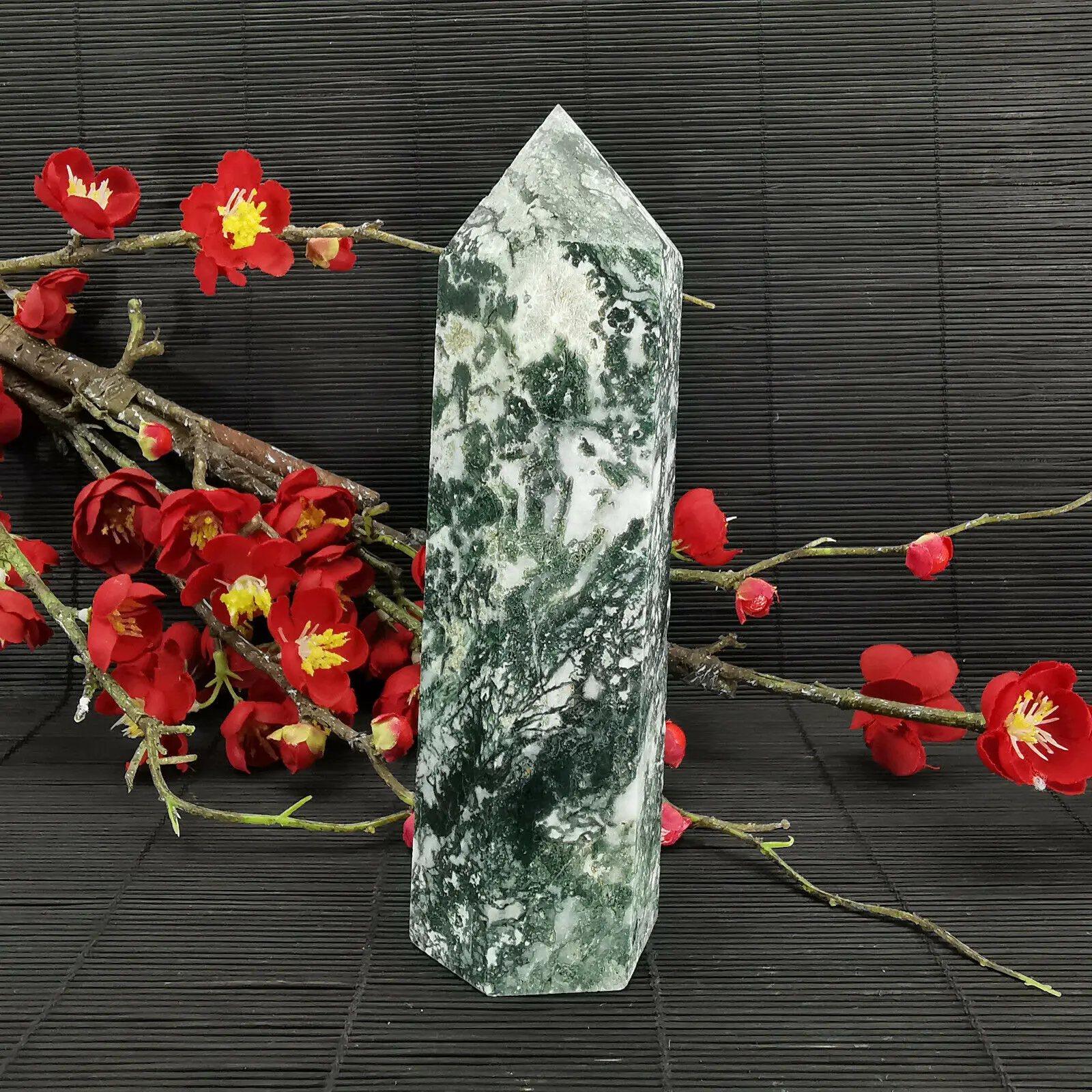 

1 шт. натуральный Аква Агат обелиск кварцевая башня кристалл точечный Исцеление