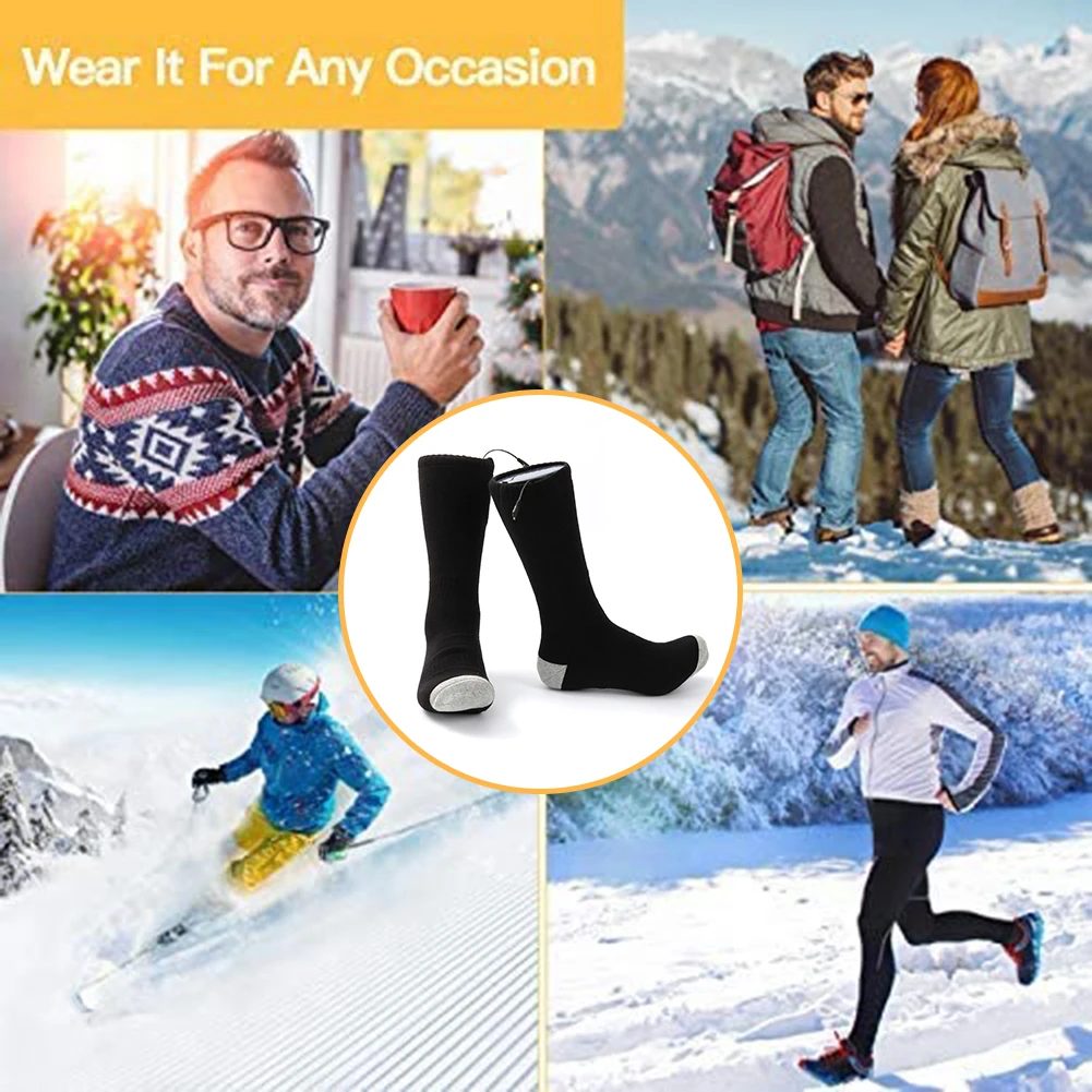 1 пара зимние теплые термоноски для езды на велосипеде | Спорт и развлечения