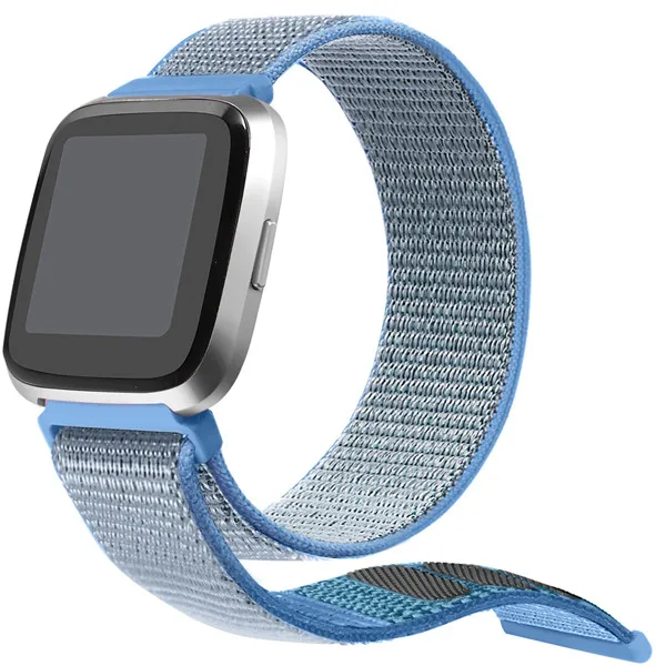 Color G Нейлоновая петля ремешок для Fitbit Versa ремешок сменный Браслет для Fitbit Versa умные часы мужские ремешки для часов женский браслет - Цвет: Color G