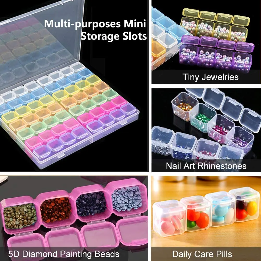 

Diamond box organizer Embroidery storage box for kallax Adjustable organizer for cosmetics Painting box for jewerly organizador