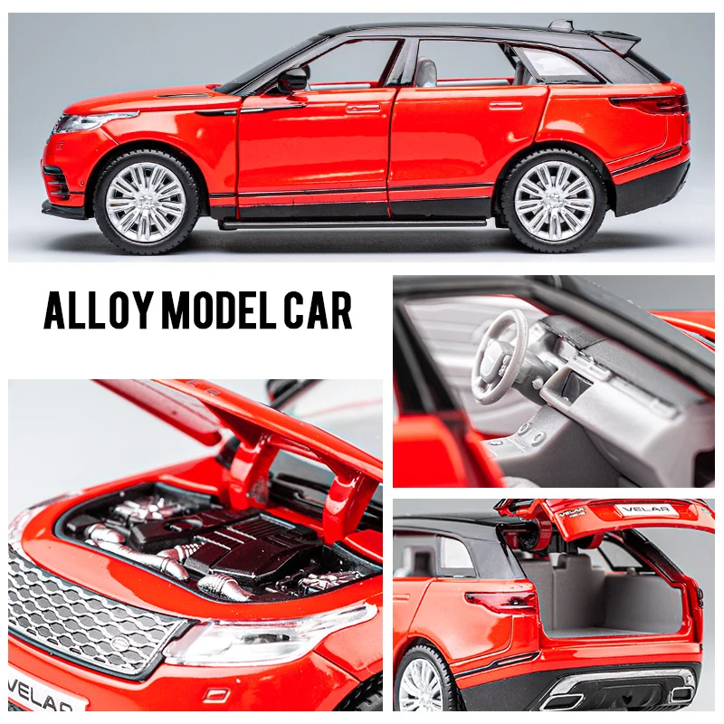 1:32 Range Rover Velar SUV модель автомобиля из сплава Литые и игрушечные металлические