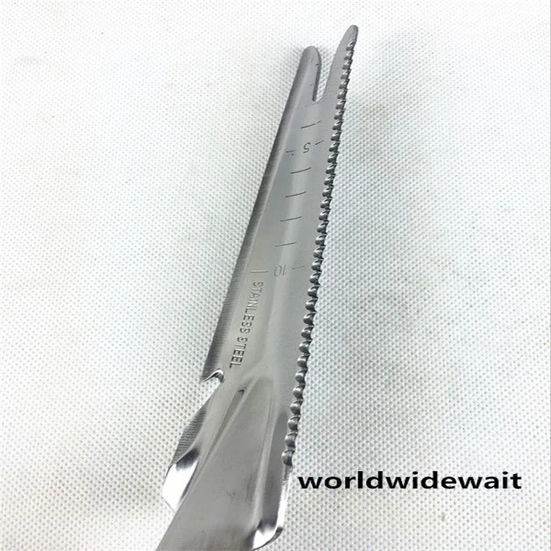 

Stainless Steel Long Sawtooth Shovel For Fit Garden Plant Transplanting & Mowing