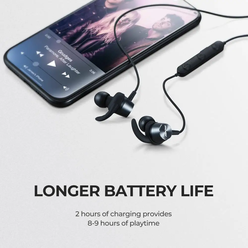 Mpow S15 магнитные Bluetooth беспроводные наушники ipx7 водонепроницаемые спортивные до 10