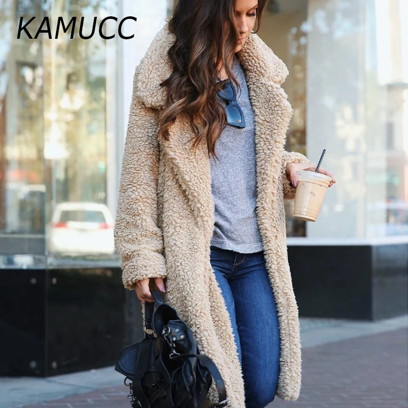 

2020 осенне-зимнее пальто из искусственного меха, женское теплое пальто с плюшевым мишкой, женская меховая куртка, Женская плюшевая верхняя о...