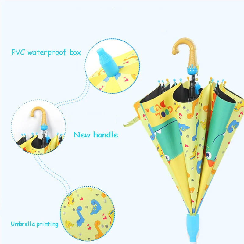 Детский зонт 3d мультфильм для мужчин и женщин анти-УФ Зонт ветрозащитный двойной
