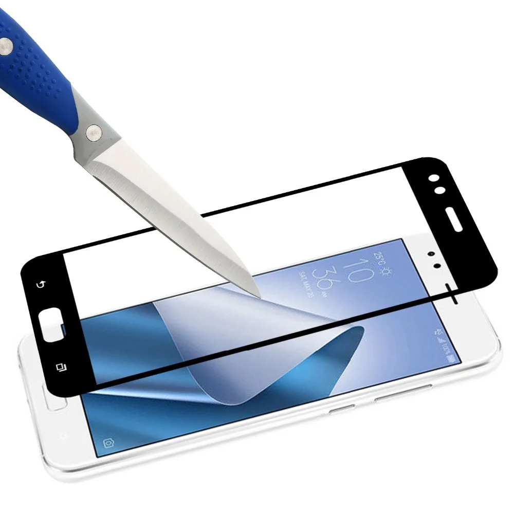 Закаленное стекло 9H с полным покрытием для Asus Zenfone 4 Max ZC554KL ZE554KL защита экрана Для