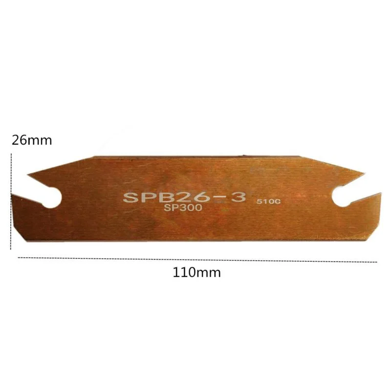 

Grooving Cut-Off Tool Holder Coated Carbide ZQMX3N11-1E Semi-finishing 26mm