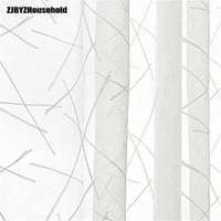 the new mosaic openwork embroidery white cross bars tulle for living dining room bedroom