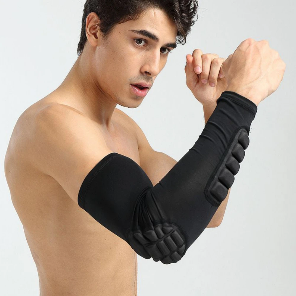 

1PC Compression Elastic Basketball Elbow Brace Support Protector Professional Volleyball Bandage Elbow Pads Accesspries