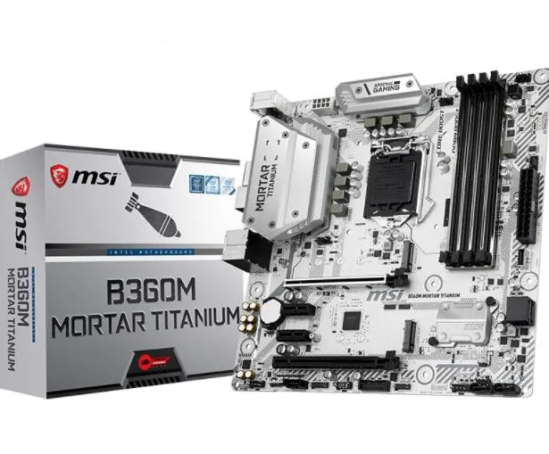 Материнская плата MSI B360M новая титановая материнская 4 * SATA 6 LGA1151 8 канальная 7 1 HD