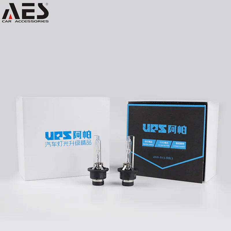 AES HID 2 шт. 35 Вт UPS D2S D4S ксеноновая лампа 5700k 12v hid фары для автомобиля H4 H7 автомобиля|hid