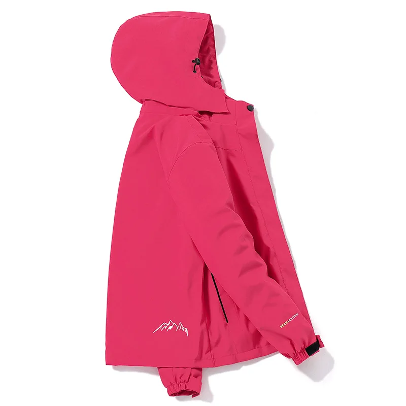 Куртки для мужчин и женщин водонепроницаемые дышащие три в одном из двух частей с