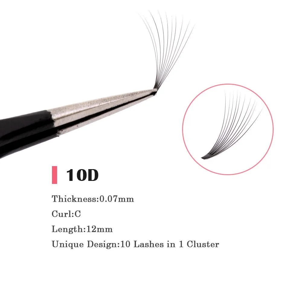 Ресницы для наращивания искусственная норка 12 линий 3d/4d/5d/6d/8D/9D/10D | Красота и