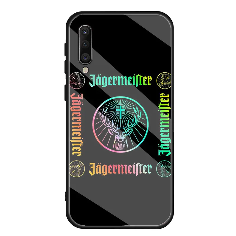 Чехол для телефона из закаленного стекла с логотипом Jagermeister Samsung Galaxy A10E A10S A20E A20S A40