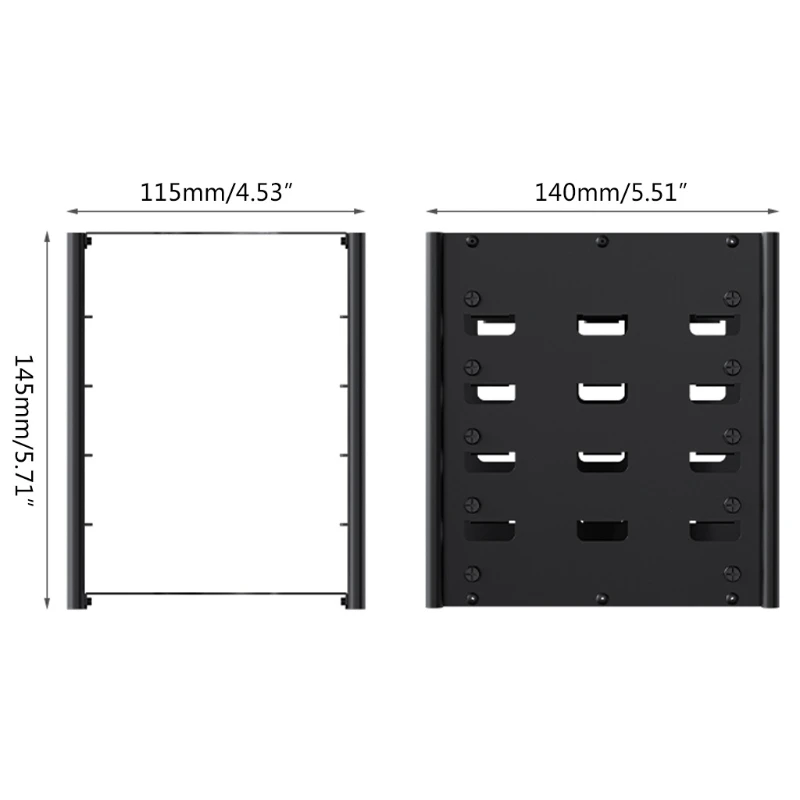 

SSD Bracket for 3.5in Hard Drive Storage Shelf 5-layer HDD Storage Organizer Box