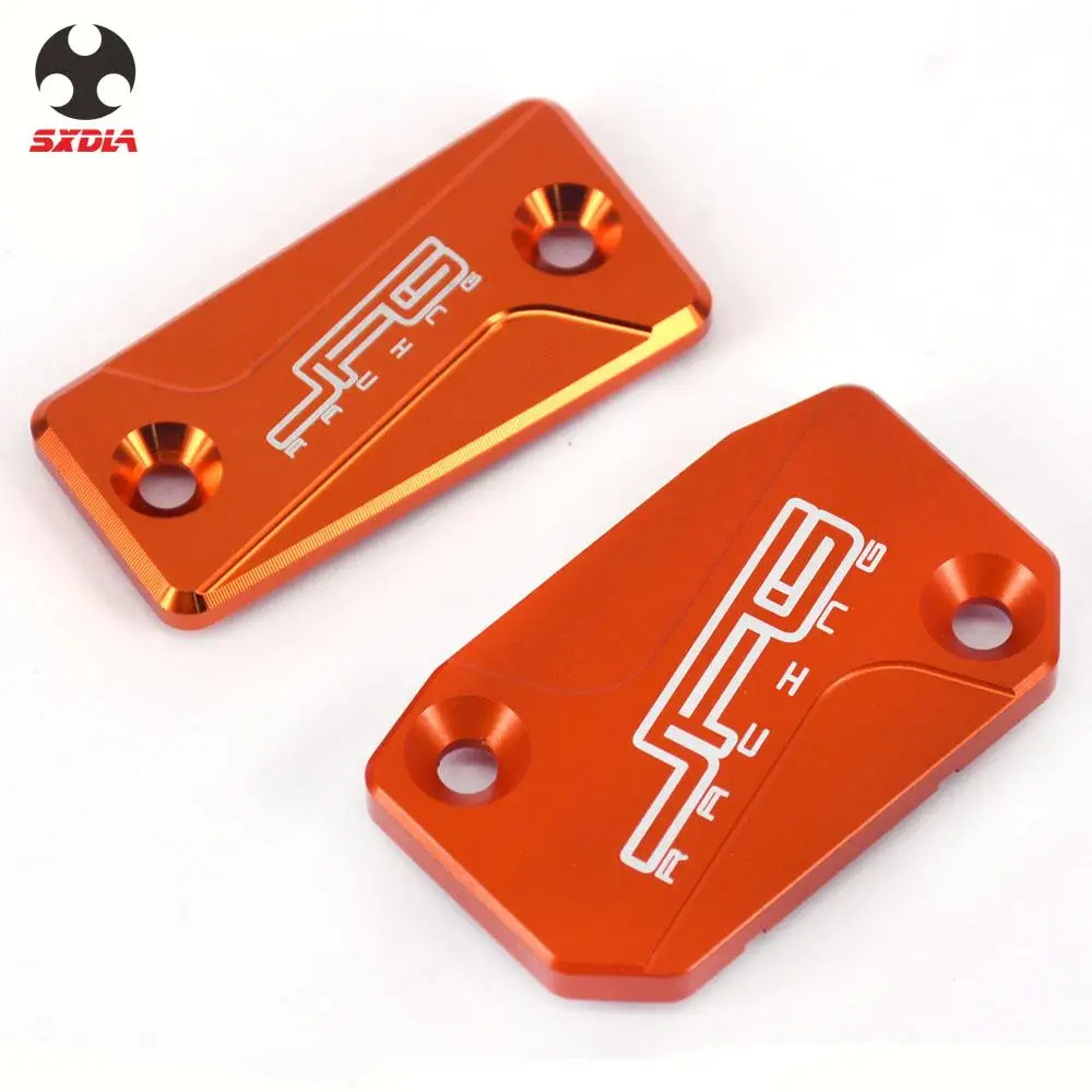 

CNC Motorcycle Front & Rear Brake Fluid Reservoir Cap Cover For KTM EXC125 SX125 SX144 SX150 XC150 EXC XC-W 200 SX SX-F SX-R 450