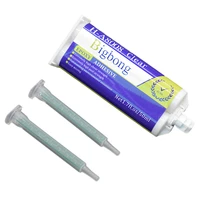 epoxy resin adhesives glue 50ml transparent ab glues 11 two component strong adhesive and 2pcs static mixing nozzles mixed tube