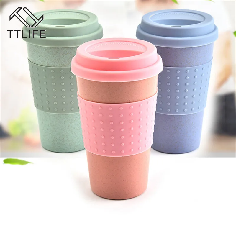 TTLIFE многоразовая чашка для воды Cola кофейные чашки Пшеничная солома здоровый