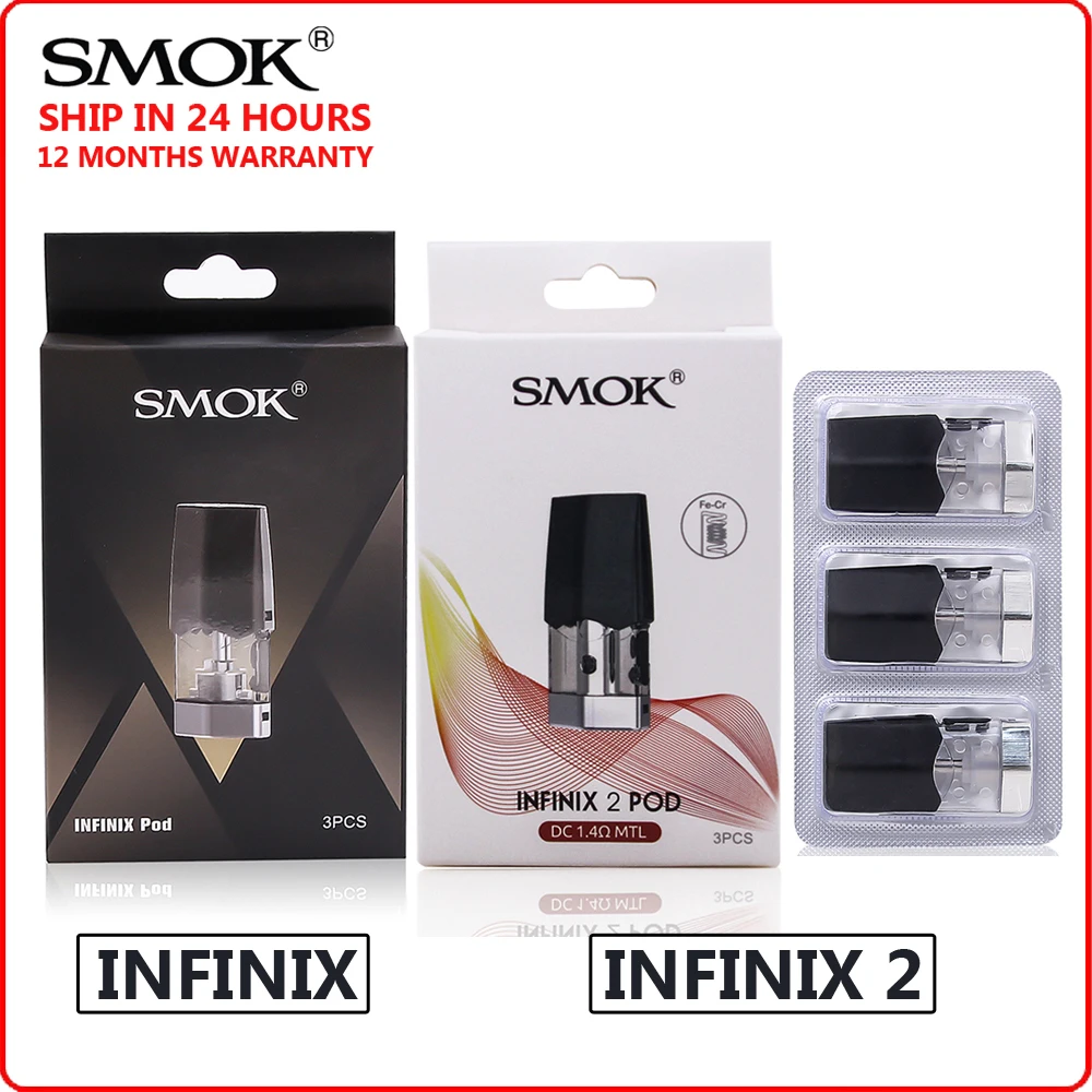 Оригинальная Форсунка картриджа SMOK Pods бачок с головным сопротивлением для вейпа