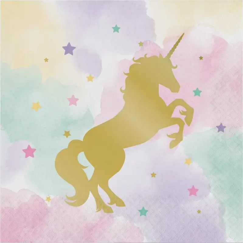 

Golden Unicorn Backdrops Rainbow Baby Birthday Photography Background Customized Photographic Backdrop For Photo Studio