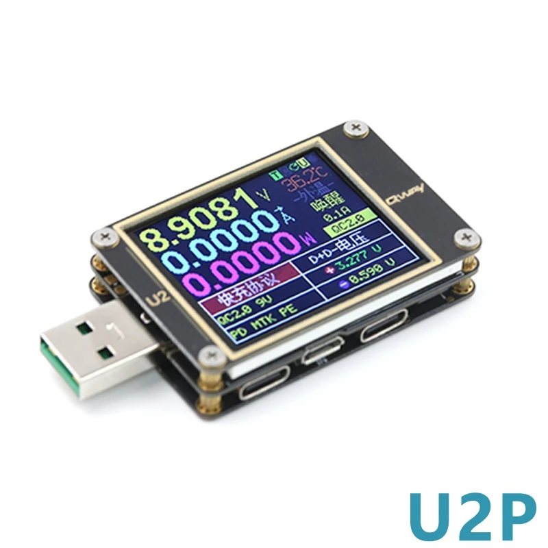 WITRN-U2p измеритель тока и напряжения usb-тестер QC4 + PD3.02.0PPS протокола быстрой зарядки