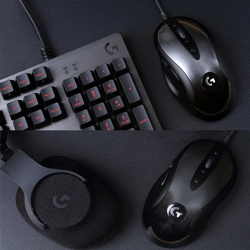 Мышь Logitech Legendary игровая проводная мышь MX518 для геймеров с HERO 1 6 K DPI Классическая