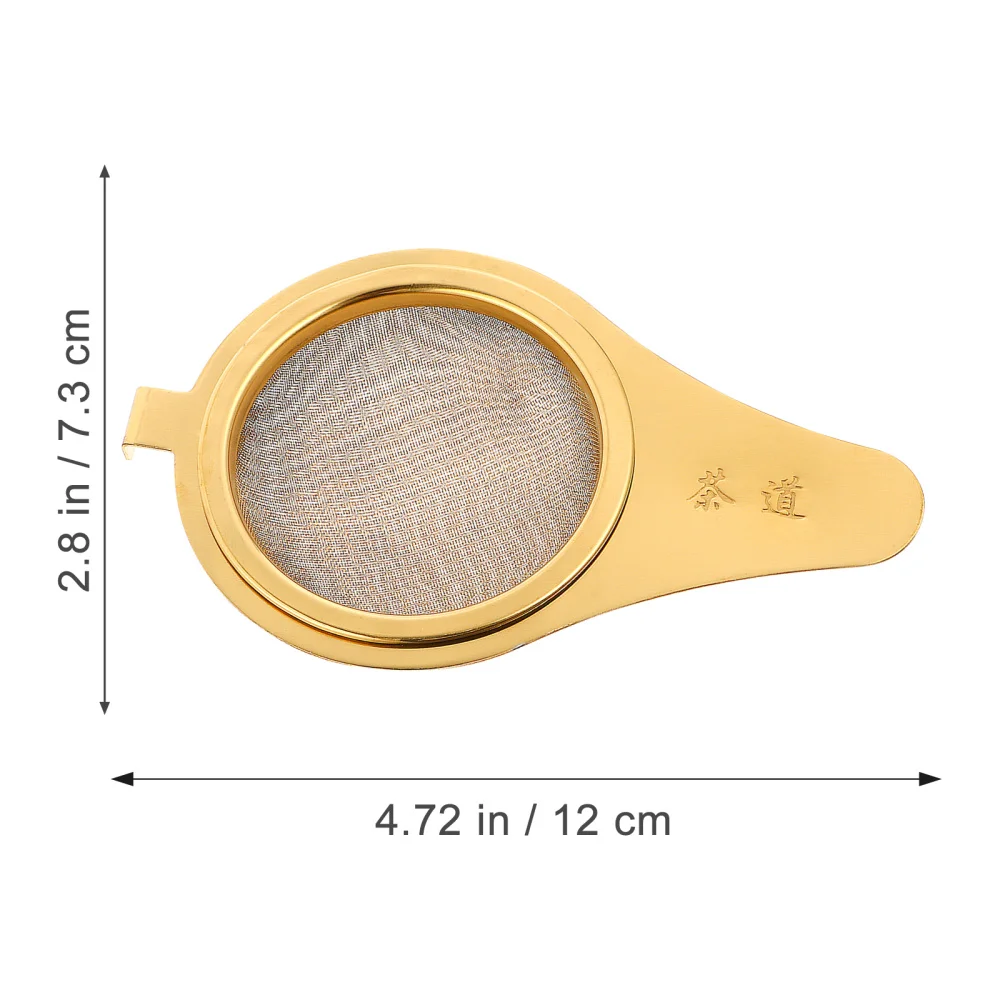 1 шт. Нержавеющая сталь фильтр чайных листьев ручной прочный чайное ситечко для