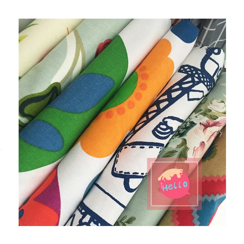 240 см хлопчатобумажная скатерть с принтом холщовая ткань толстый хлопок сделай