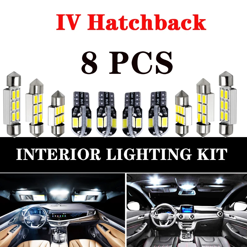 Светодиодная лампа для чтения салона автомобиля 100% белый свет без ошибок Renault Megane